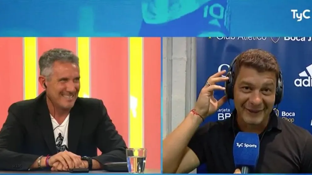 Video: el divertido cruce entre Cagna y Battaglia