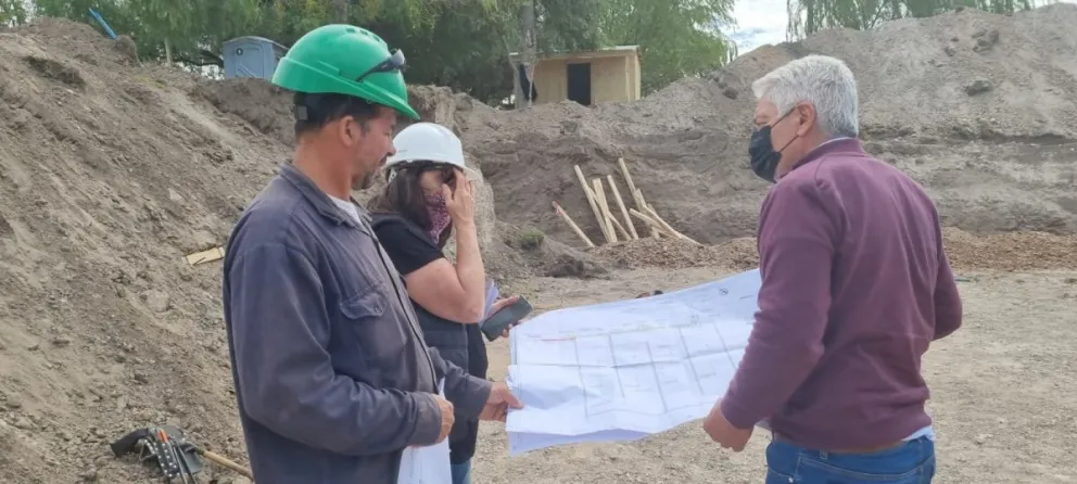 Avanzan las tareas de la esperada construcción de la cisterna de reserva de agua
